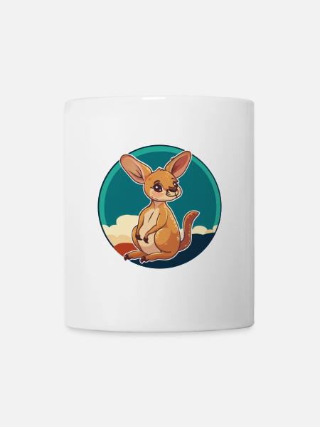 Kaenguru Melbourne Kangaroo - Tasse - Weiß