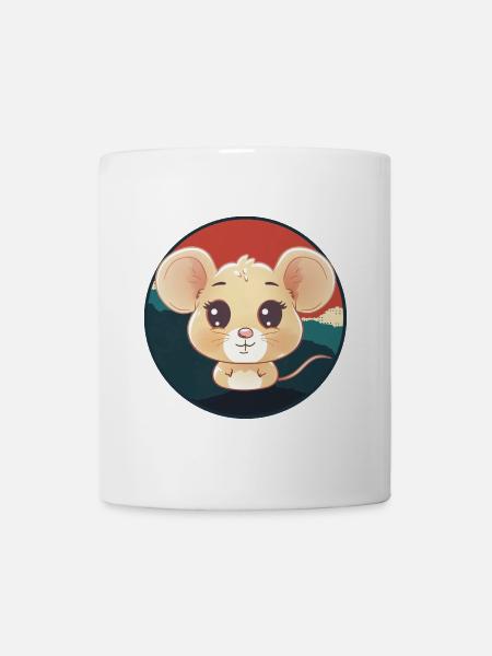 Maus Nagetier - Tasse - Weiß