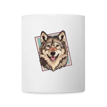 Wölfe Wolf - Tasse - Weiß - Vorne