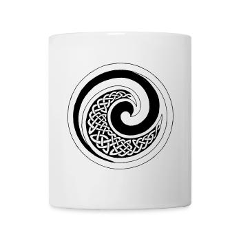 Black Ocean Wave - Mug - white - Front