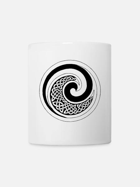 Welle des Schwarzen Ozeans - Tasse - Weiß