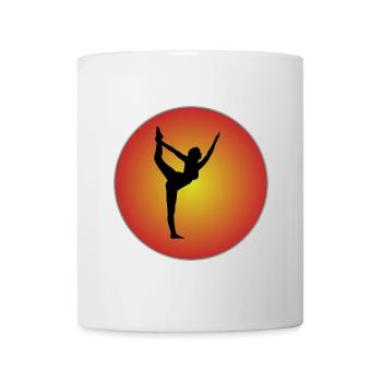 Silhouette Cercle - Mug blanc - blanc - Devant