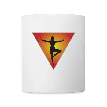 Silhouette Triangle - Mug blanc - blanc - Devant