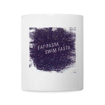 Eat Pasta swim fasta > typo - Mug - white - Front