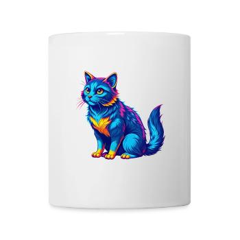 Australian Mist Cat Rasse Cartoon Kawaii Tier Pe - Tasse - Weiß - Vorne