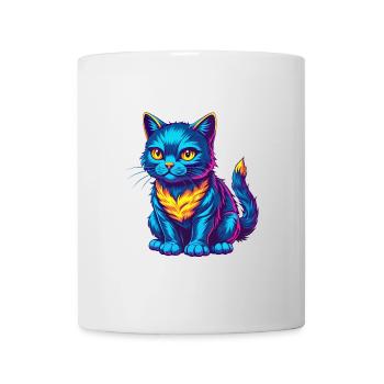 Chypre Chat Race Dessin Animé Kawaii Animal Pet - Mug blanc - blanc - Devant