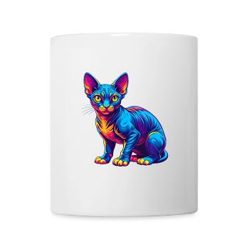Devon Rex Chat Race Dessin animé Kawaii Animal Pet - Mug blanc - blanc - Devant