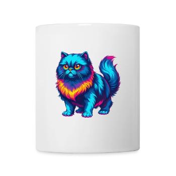 Colorpoint Chat Persan Race Dessin animé Kawaii Animal - Mug blanc - blanc - Devant