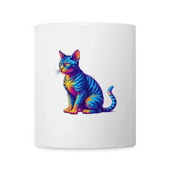 Egyptian Mau Cat Breed Cartoon Kawaii Animal Pet - Mug - white - Front