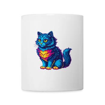 Laperm Chat Race Dessin Animé Kawaii Animal Pet - Mug blanc - blanc - Devant