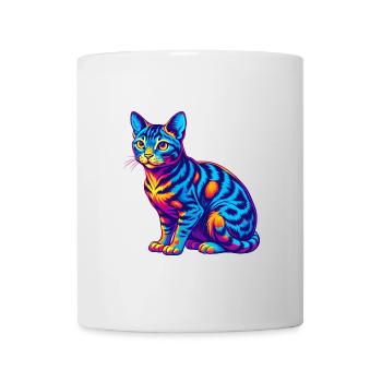 Ocicat Chat Race Dessin Animé Kawaii Animal Pet - Mug blanc - blanc - Devant