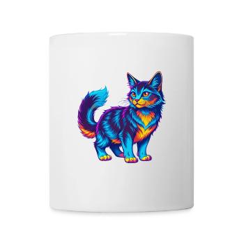 Chat Somali Race Dessin animé Kawaii Animal Pet - Mug blanc - blanc - Devant