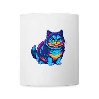 Munchkin Katze Rasse Karikatur Kawaii Tier Haustier - Tasse - Weiß - Vorne
