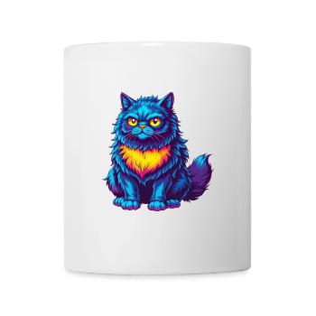 Selkirk Rex Katzenrasse Cartoon Kawaii Tier Haustier - Tasse - Weiß - Vorne
