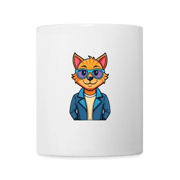 Korat Funny Cartoon Kawaii Veste Lunettes de soleil - Mug blanc - blanc - Devant