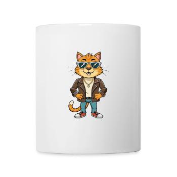 Californie pailleté drôle dessin animé Kawaii veste Su - Mug blanc - blanc - Devant