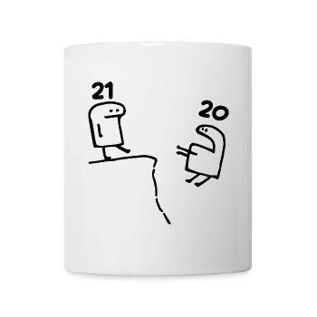 21 Year Old - 21st Birthday Fun Gift 21 Year Old - Mug - white - Front