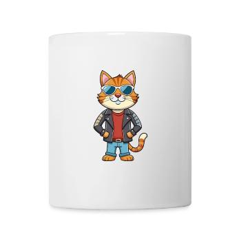 American Wirehair Funny Cartoon Kawaii Jacket Sung - Mug - white - Front
