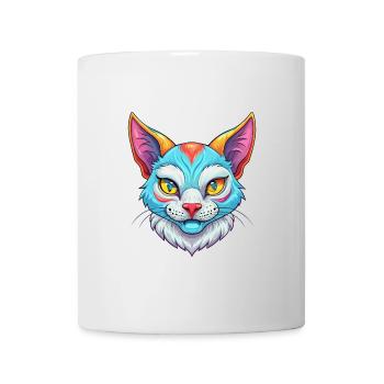 Khao Manee Chat Race Dessin Animé Kawaii Animal Pet - Mug blanc - blanc - Devant