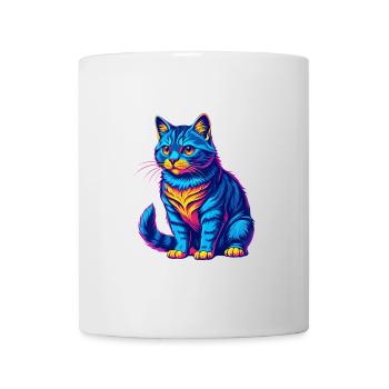 Domestic Cat Breed Cartoon Kawaii Animal Pet - Mug - white - Front
