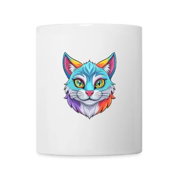 Chypre Chat Race Dessin Animé Kawaii Animal Pet - Mug blanc - blanc - Devant