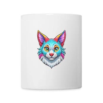 Australische Nebelkatze Rasse Karikatur Kawaii Tier Pe - Tasse - Weiß - Vorne