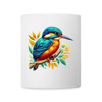Martin-pêcheur - Mug blanc - blanc - Devant