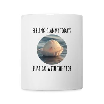 Clam Shell Seashells Collector Beachcomber Beach - Mug - white - Front