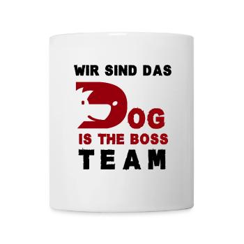 WIR SIND DAS DOG IS THE TEAM Hundehalter - Tasse - Weiß - Vorne