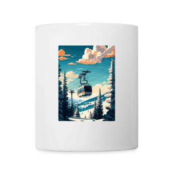 Beaver Creek Ski Reise Poster Souvenir Farbe WPA - Tasse - Weiß - Vorne
