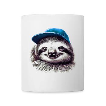 Faultier - Tasse - Weiß - Vorne