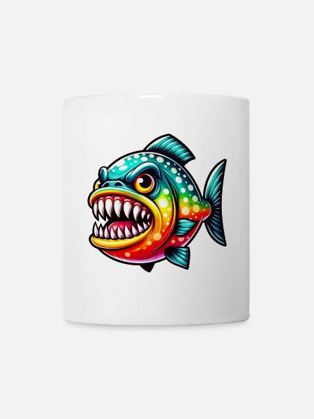 Piranha - Mug blanc - blanc