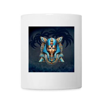 Die Essenz Ägyptens. Ägypterin - Tasse - Weiß - Vorne