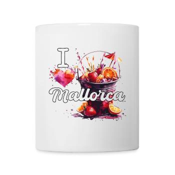 Ich liebe Mallorca Geschenk - Tasse - Weiß - Vorne