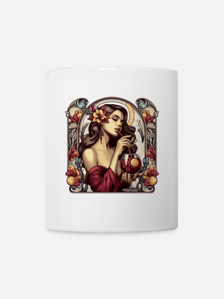 Sangria Spanien Portugal Geschenk - Tasse - Weiß
