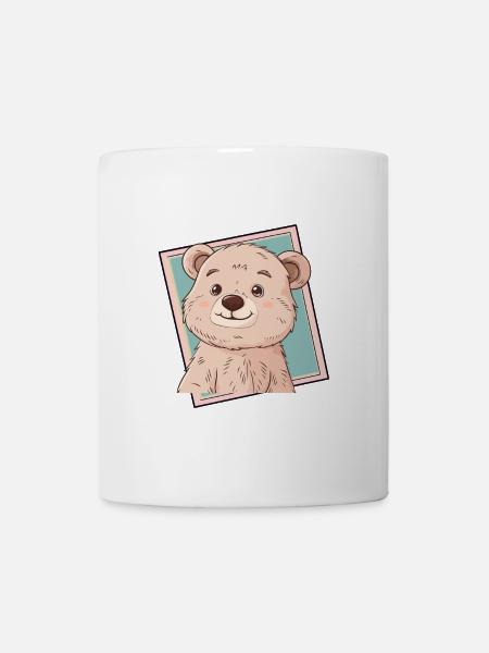 Baer Waldtier Eisbär - Tasse - Weiß