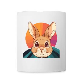 Hasenzahn Häschen Osterhase - Tasse - Weiß - Vorne