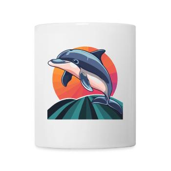 Dolphin Marine Animals - Mug - white - Front