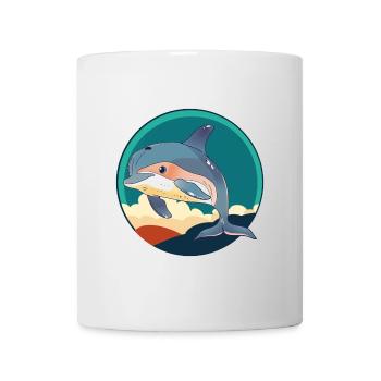Dolphin Sea Creatures - Mug - white - Front