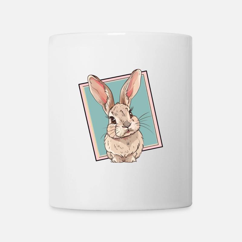 Hase Ostern - Tasse - Weiß