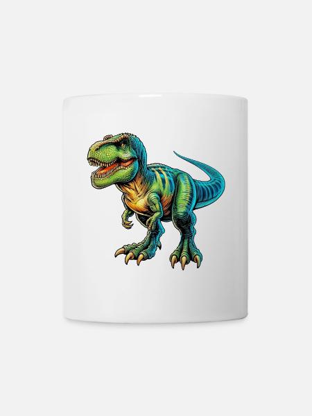 Dinosaurier - Tasse - Weiß
