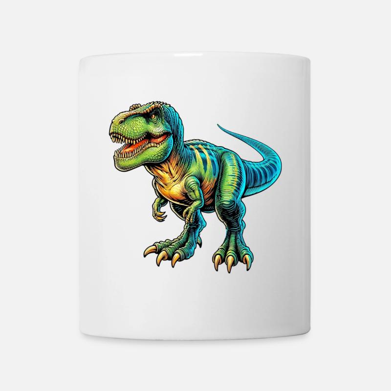 Dinosaurier - Tasse - Weiß