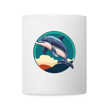 Dolphin Sea Sea Animals - Mug - white - Front