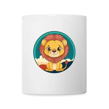 Loewe Lion's Head - Mug - white - Front