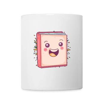 Reading Bookworm Novel - Mug - white - Front