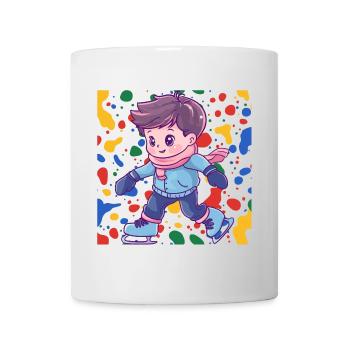 Patinage sur glace Patinage artistique Patineur artistique - Mug blanc - blanc - Devant