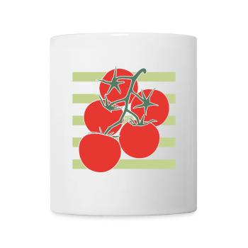 Tomato Girl Summer Tomaten Süden Italien - Tasse - Weiß - Vorne