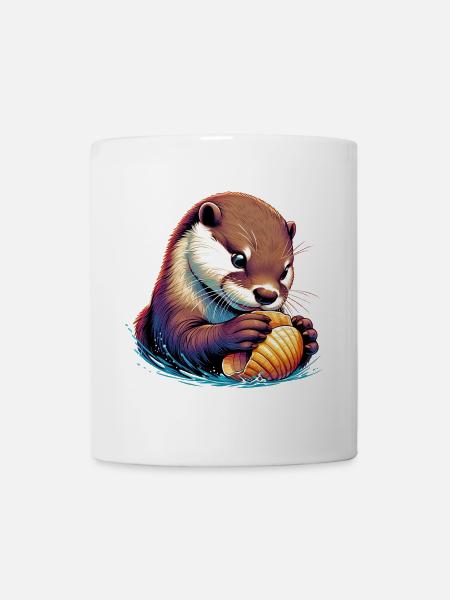 Otter - Tasse - Weiß