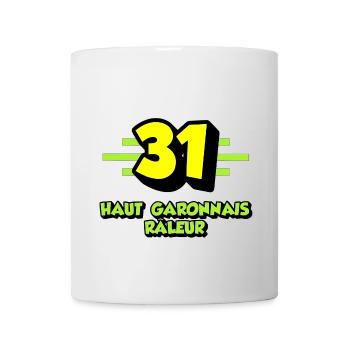 Haut Garonnais râleur - Mug blanc - blanc - Devant