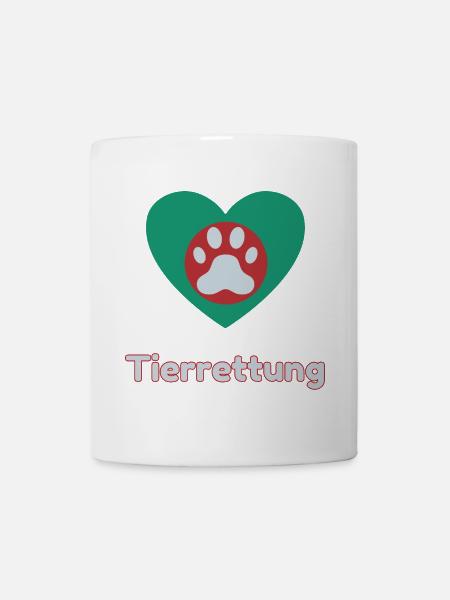 Tierrettung - Tasse - Weiß